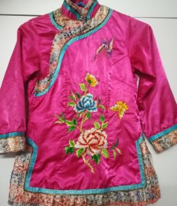Kids Costumes to Hire - Chinese Pink Top with Flowers